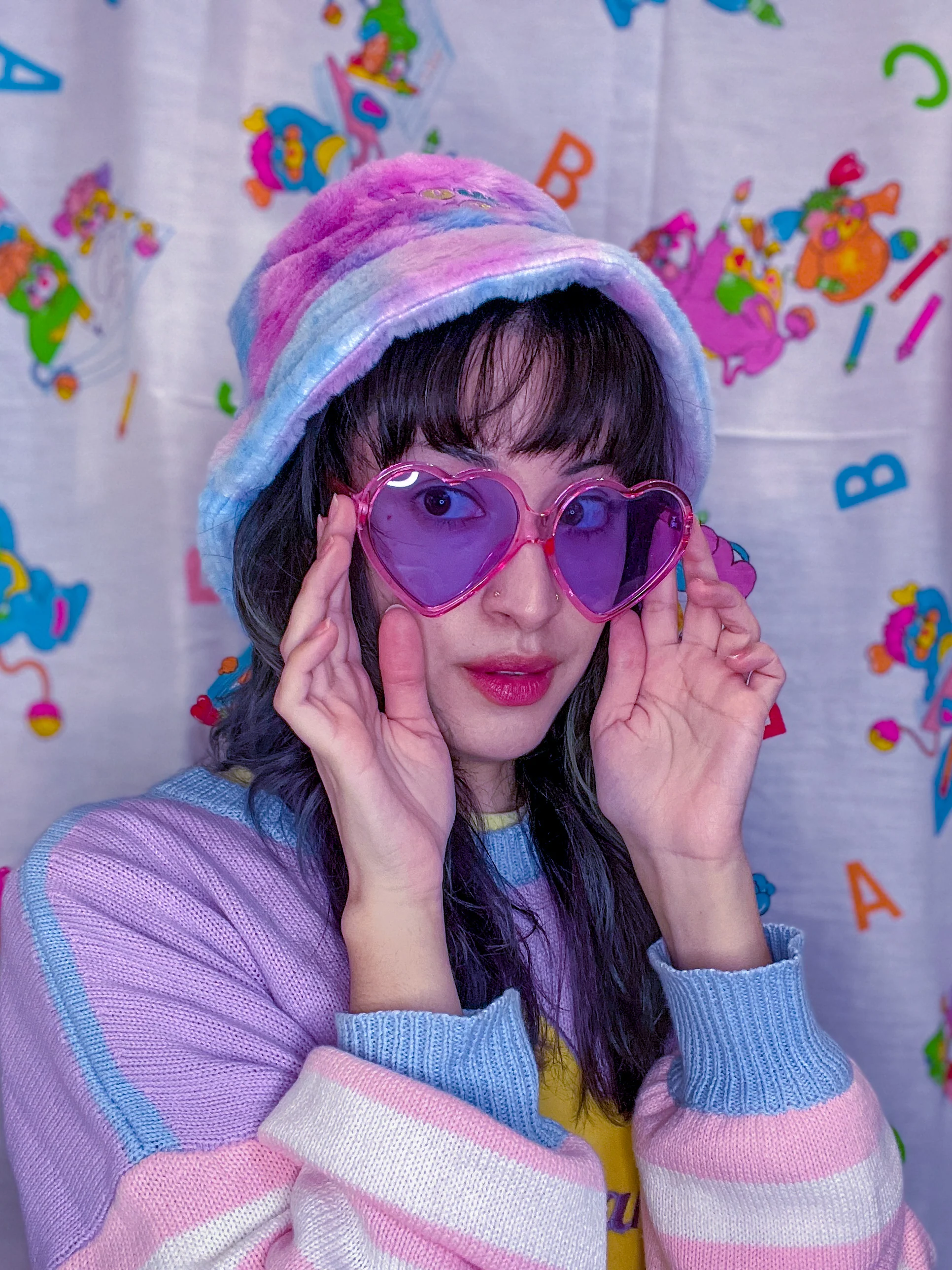 Howdy Yall Fuzzy Bucket Hat - Image 7