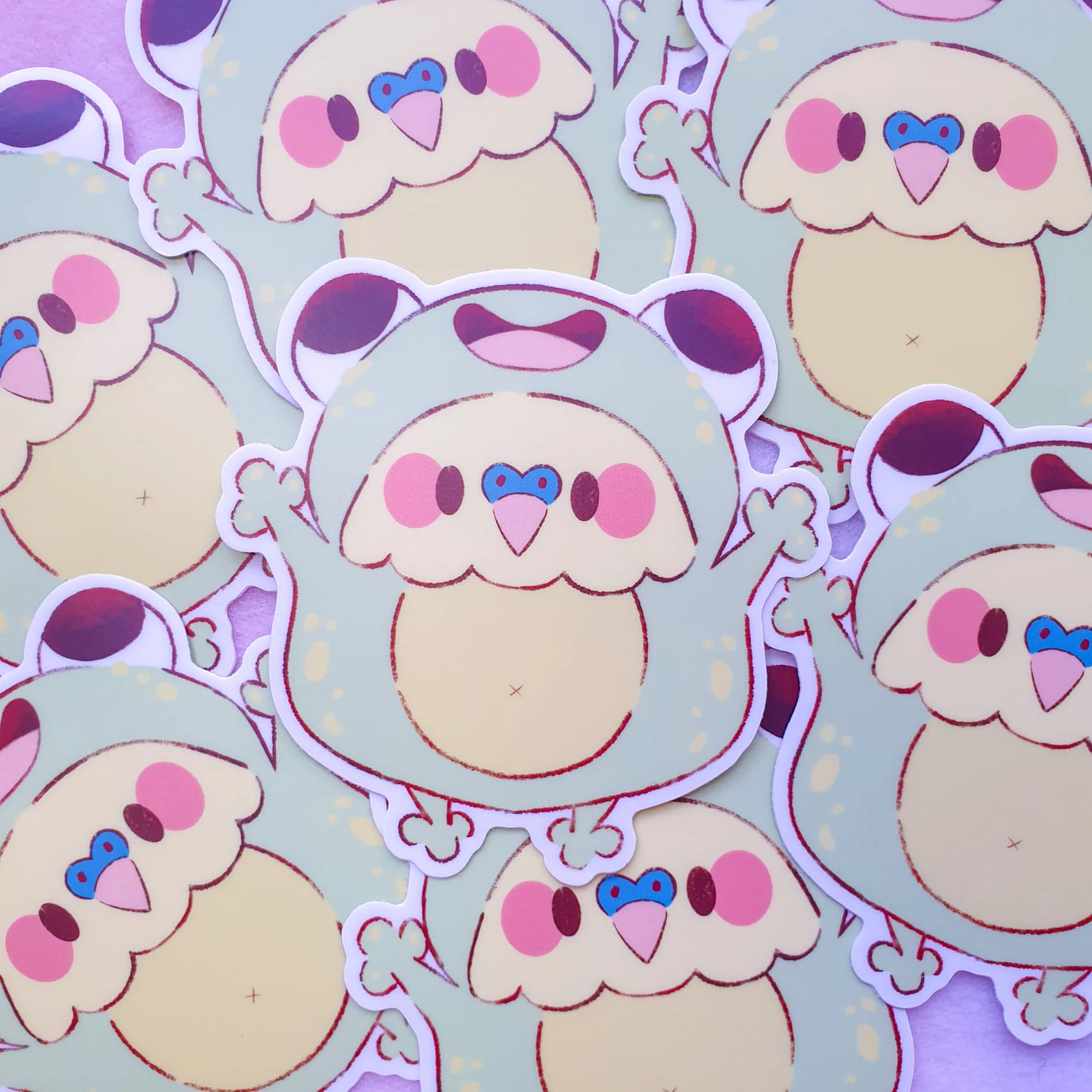 Froggo Birb Sticker | 3 inch Vinyl Sticker - Image 3
