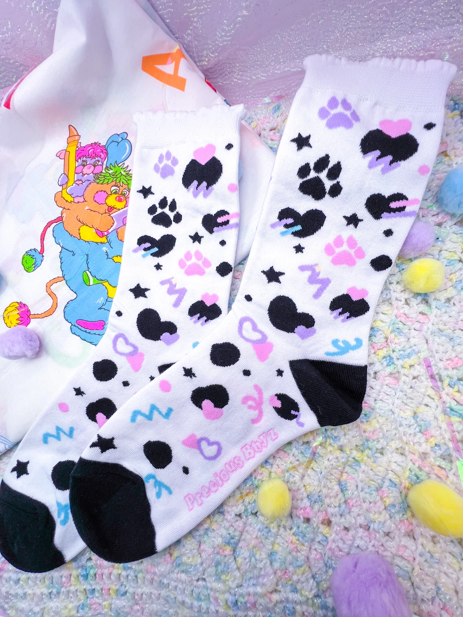 Dottie Dalmatian Crew Socks - Image 6