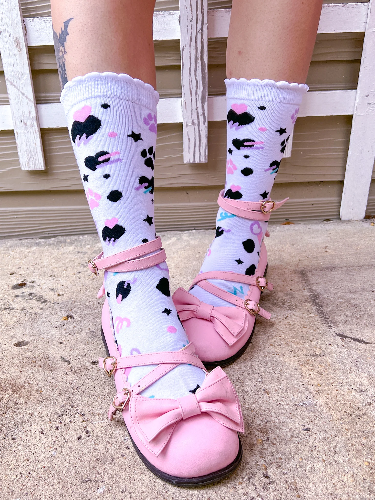 Dottie Dalmatian Crew Socks - Image 8