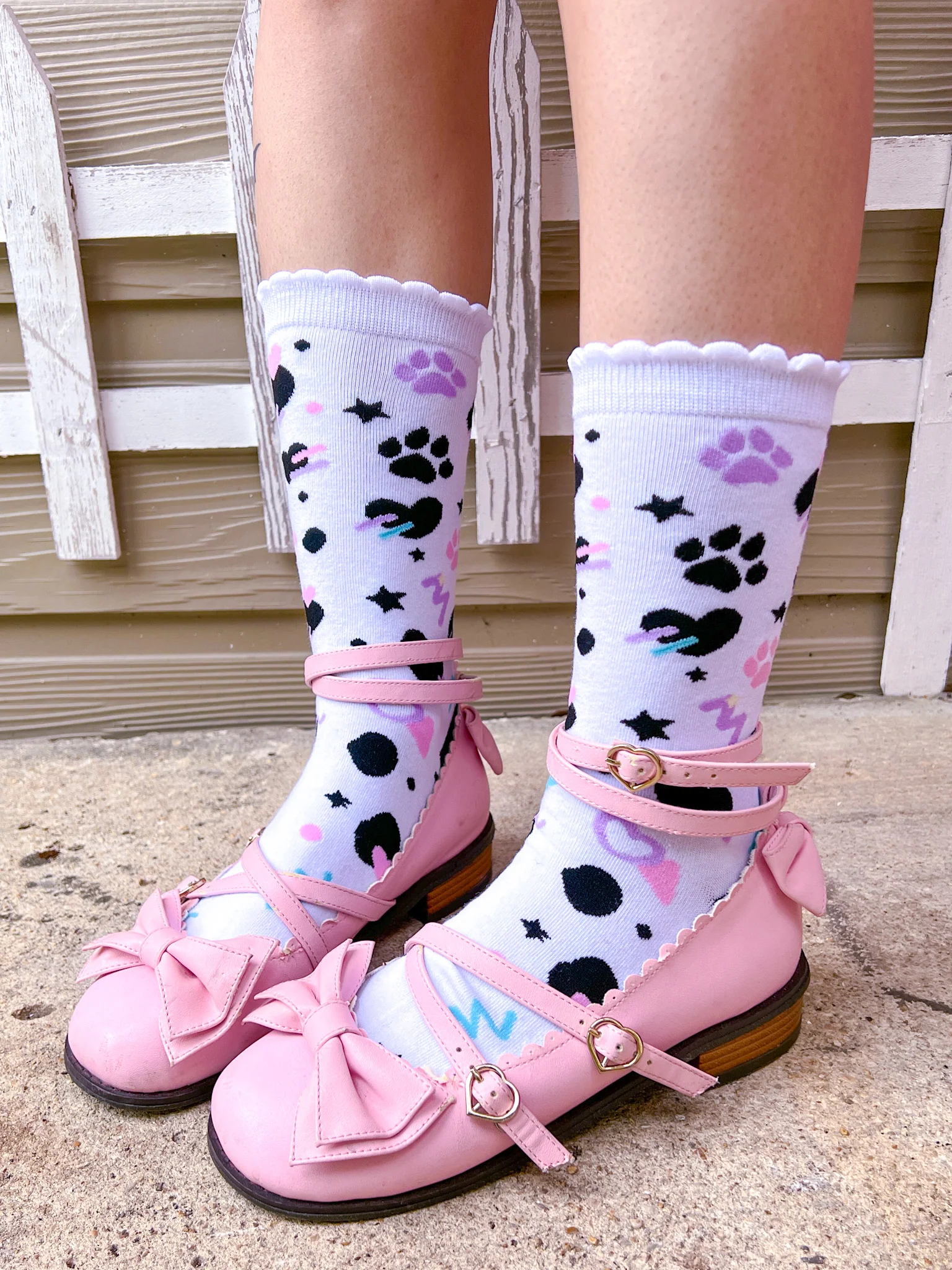 Dottie Dalmatian Crew Socks - Image 9