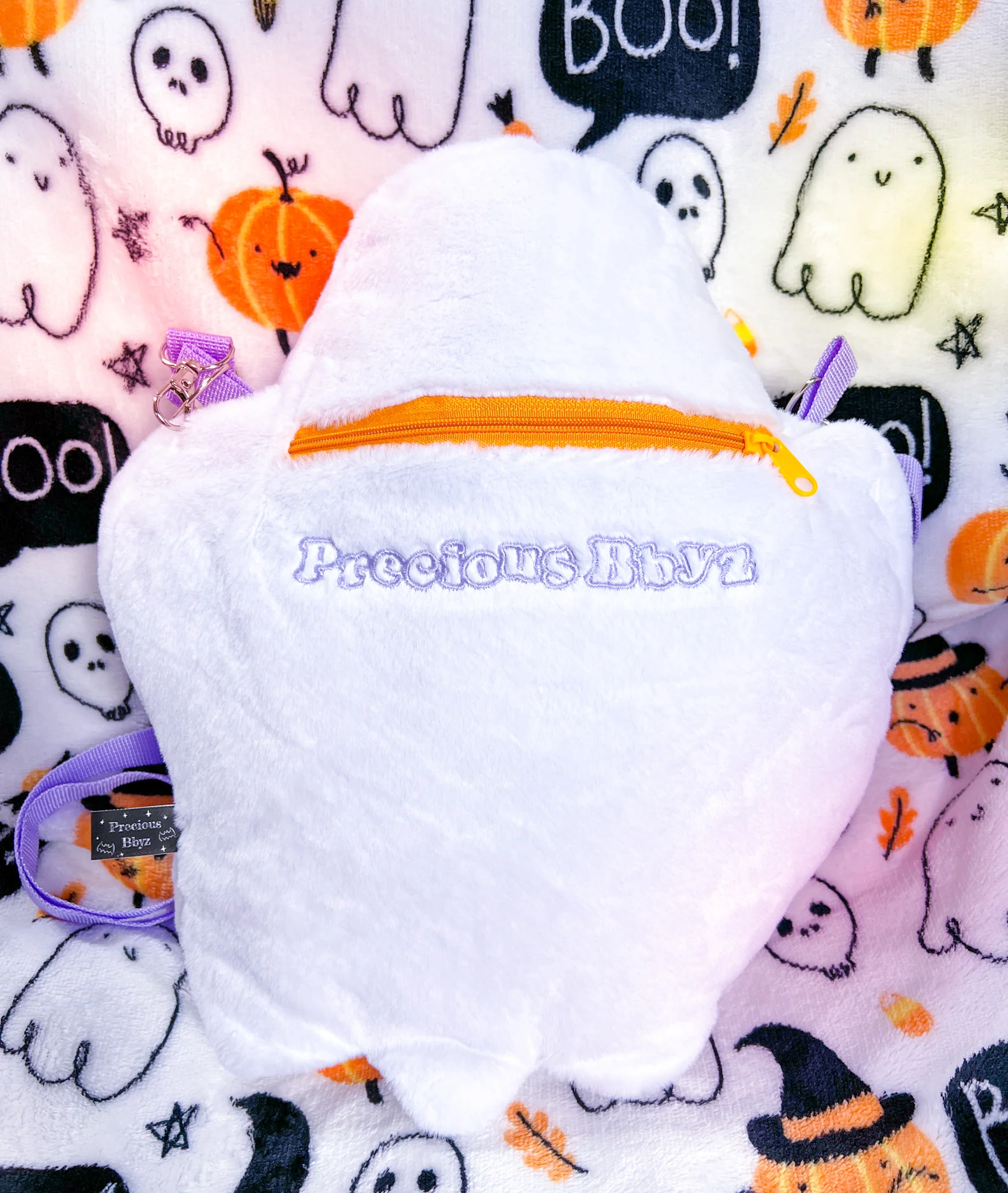 Fluffy Phantom Plush Purse - Image 4