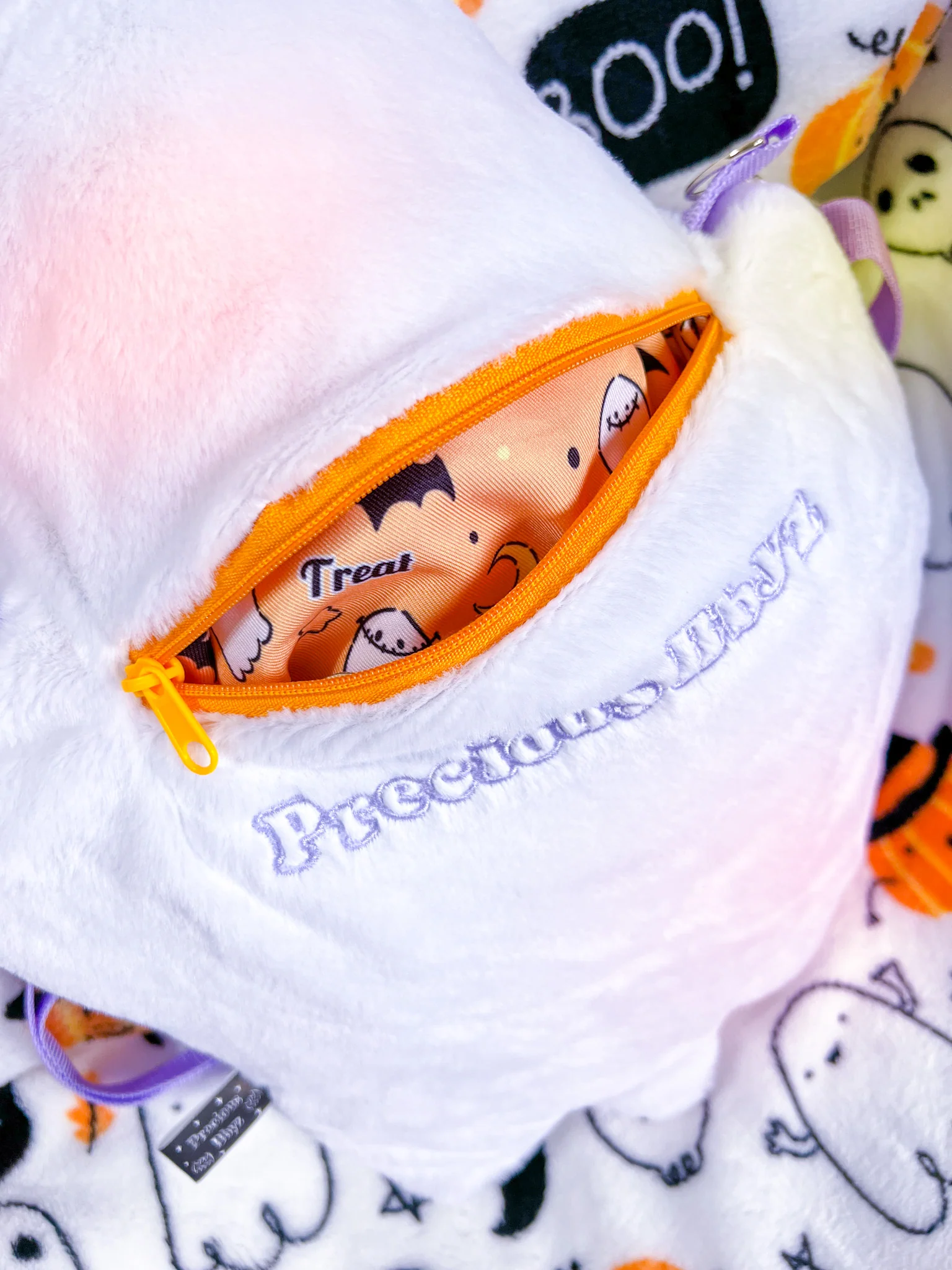 Fluffy Phantom Plush Purse - Image 6
