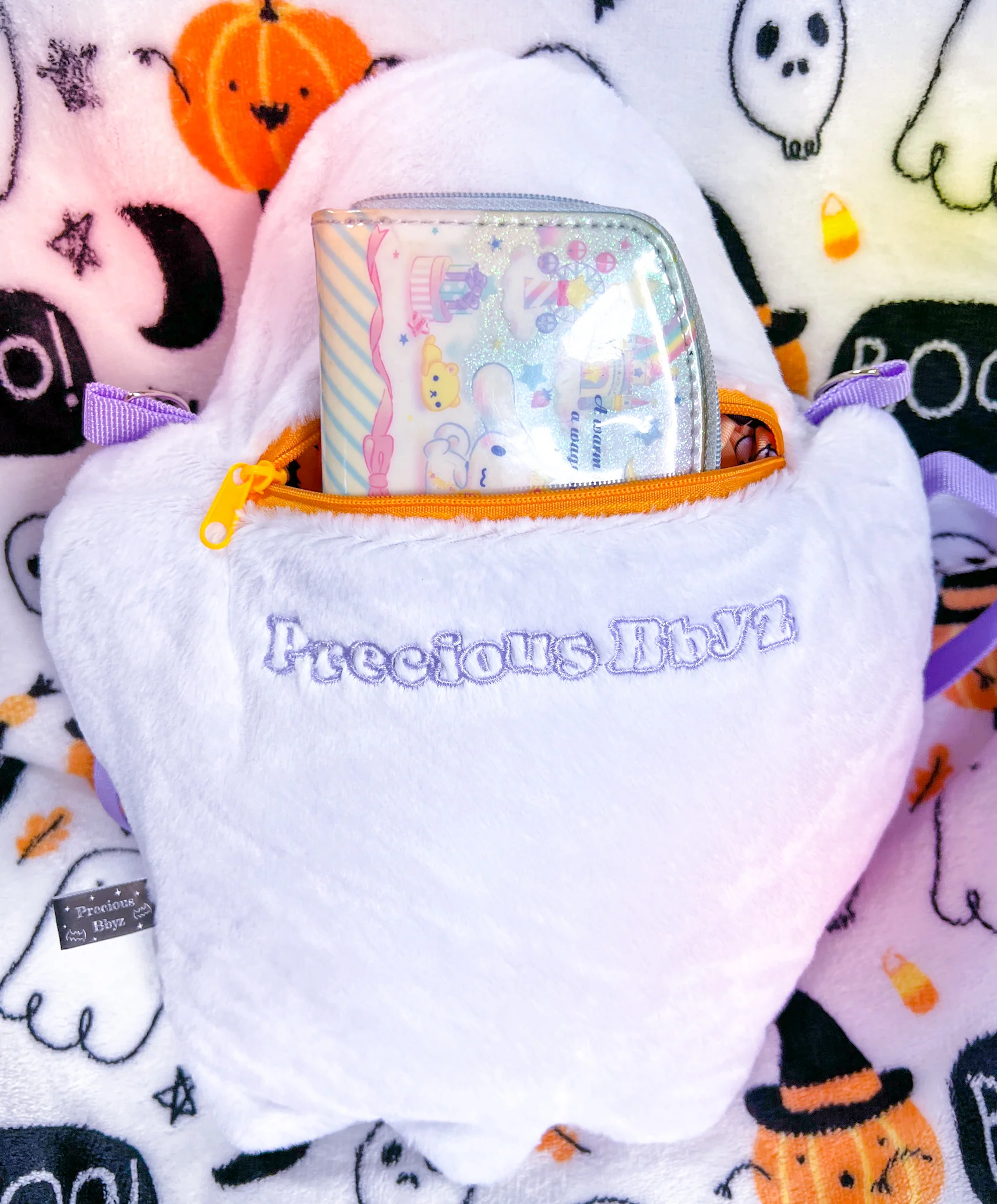 Fluffy Phantom Plush Purse - Image 7