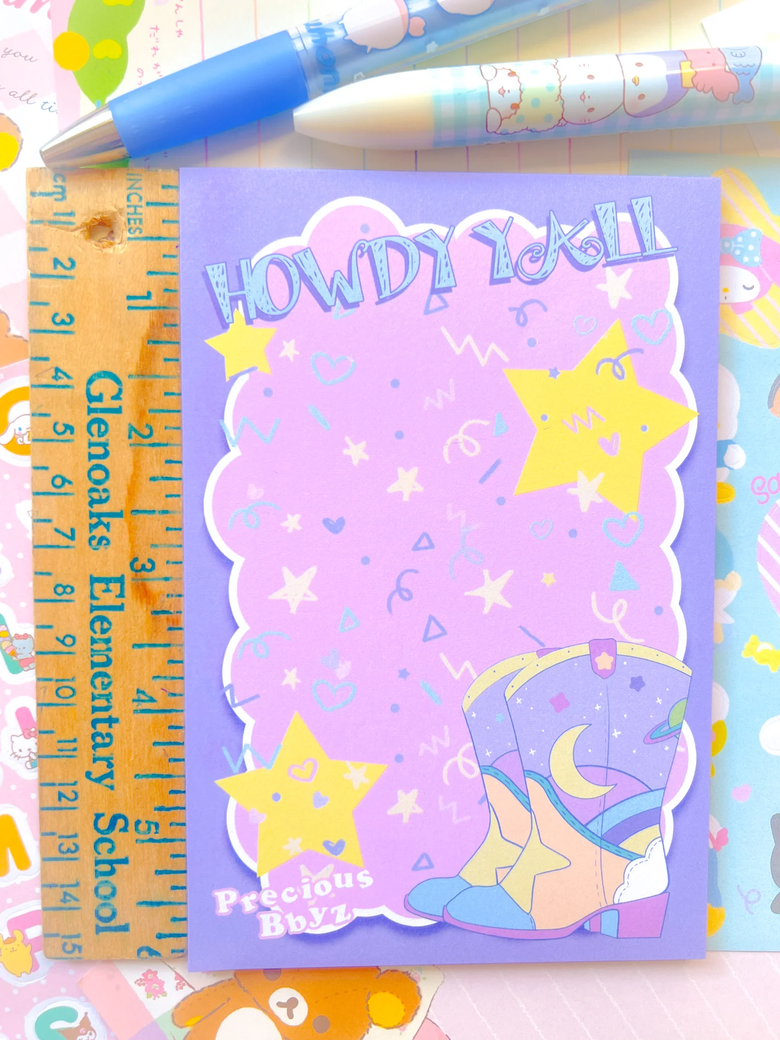 Howdy Yall 4x6 Memo Pad - Image 3
