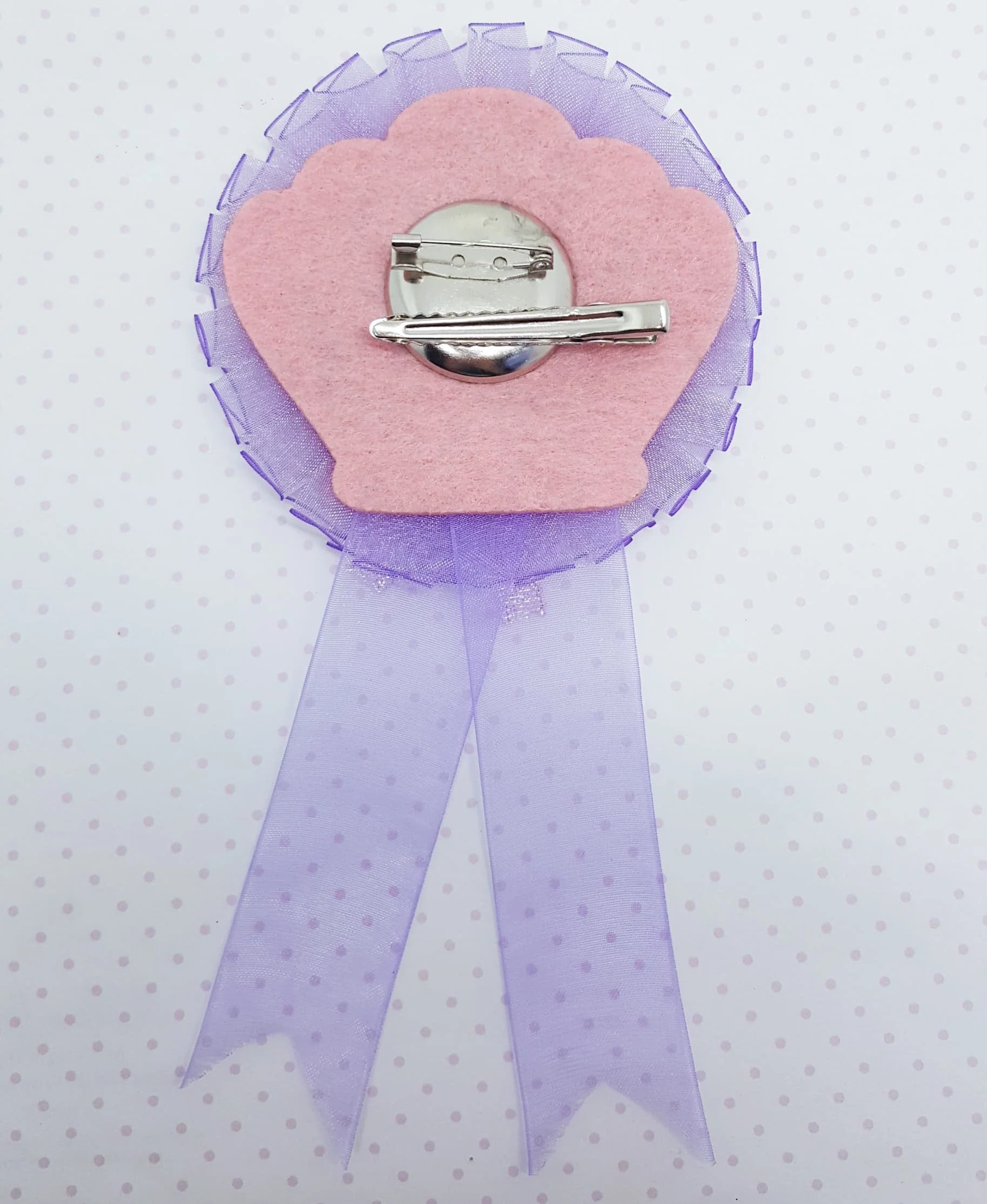 Precious Sea Shell Fabric Rosette - Image 4