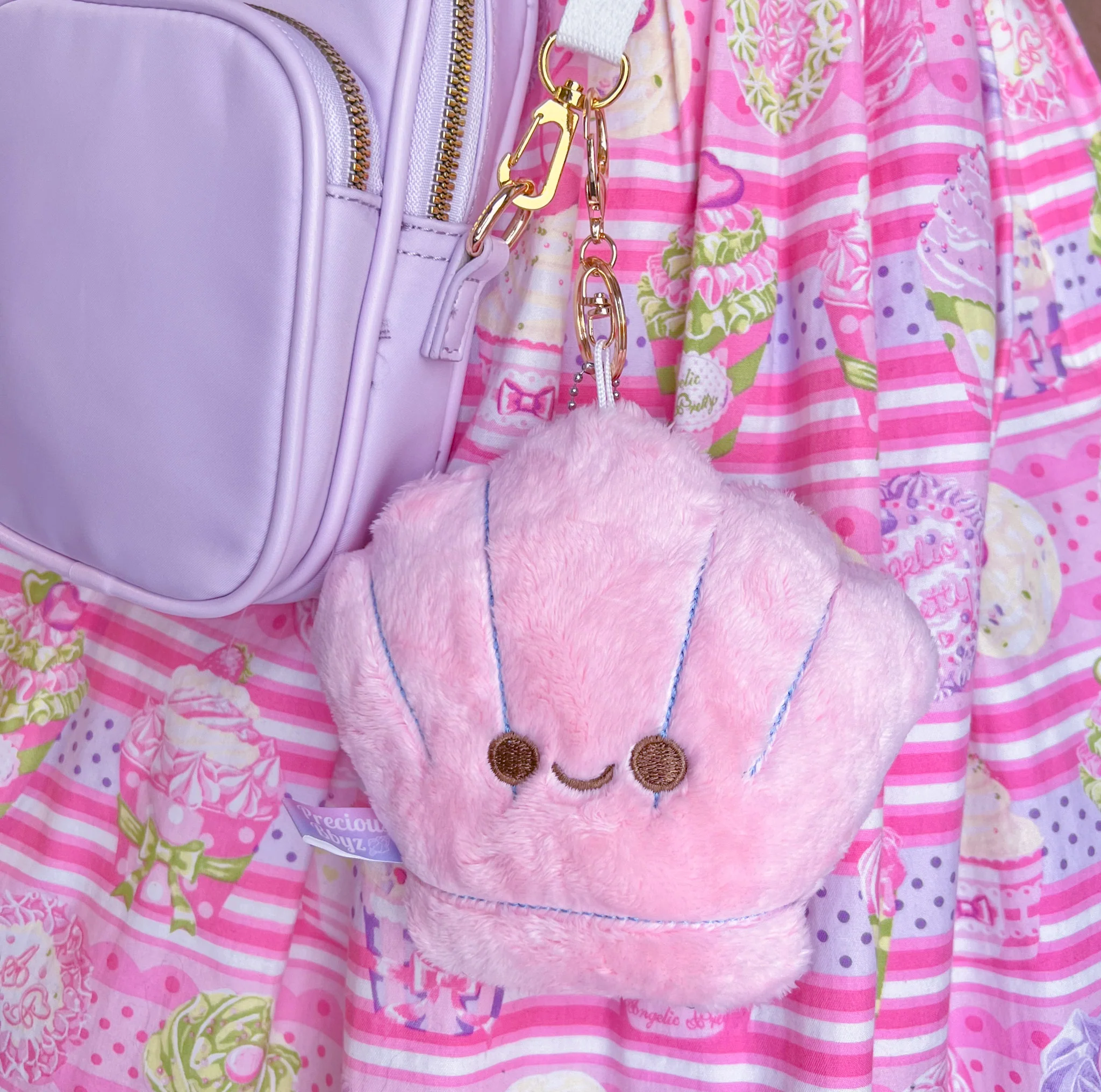 Strawberry Sorbet🍓Shell Keychain Plush - Image 4